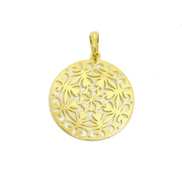 Pingente Mandala Charme em Ouro 18 Kilates � 25227